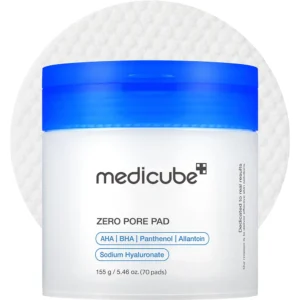 Medicube Zero Pore Pad 2.0 | AHA BHA Exfoliating Toner Pads for Pore Minimizing and Clearer Skin
