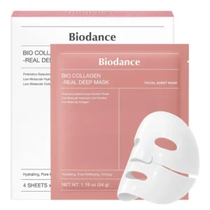 BIODANCE Bio-Collagen Deep Hydrogel Mask | Overnight Pore Minimizing and Firming Korean Skin Care Mask