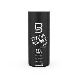 L3 Level 3 Men's Hair Styling Powder | Natural Matte Finish with Medium Hold | 30g