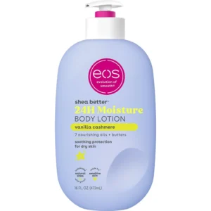 eos Shea Better Vanilla Cashmere Body Lotion, 24-Hour Moisture, 16 fl oz