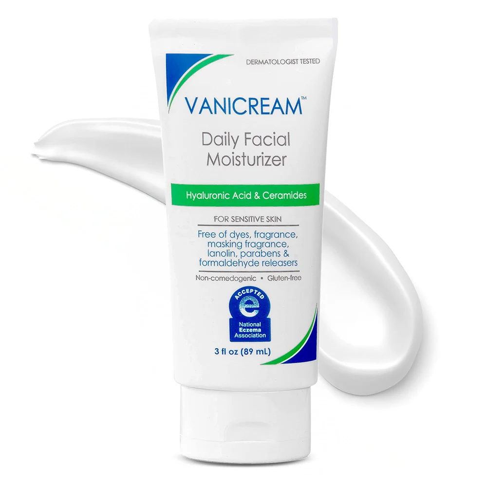 Vanicream Daily Facial Moisturizer with Ceramides and Hyaluronic Acid for Sensitive Skin 1 Vanicream Daily Facial Moisturizer with Ceramides and Hyaluronic Acid for Sensitive Skin