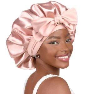YANIBEST Adjustable Silk Bonnet for Sleeping | Double Layer Satin Hair Bonnet for All Hair Types