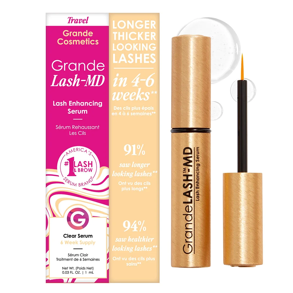 Grande Cosmetics GrandeLASH-MD Lash Enhancing Serum | Peptide & Vitamin Formula for Longer, Thicker, Fuller Lashes 1 Grande Cosmetics GrandeLASH-MD Lash Enhancing Serum | Peptide & Vitamin Formula for Longer, Thicker, Fuller Lashes