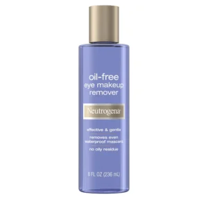 Neutrogena Oil-Free Eye Makeup Remover for Sensitive Eyes | Dissolves Waterproof Mascara with Aloe & Cucumber
