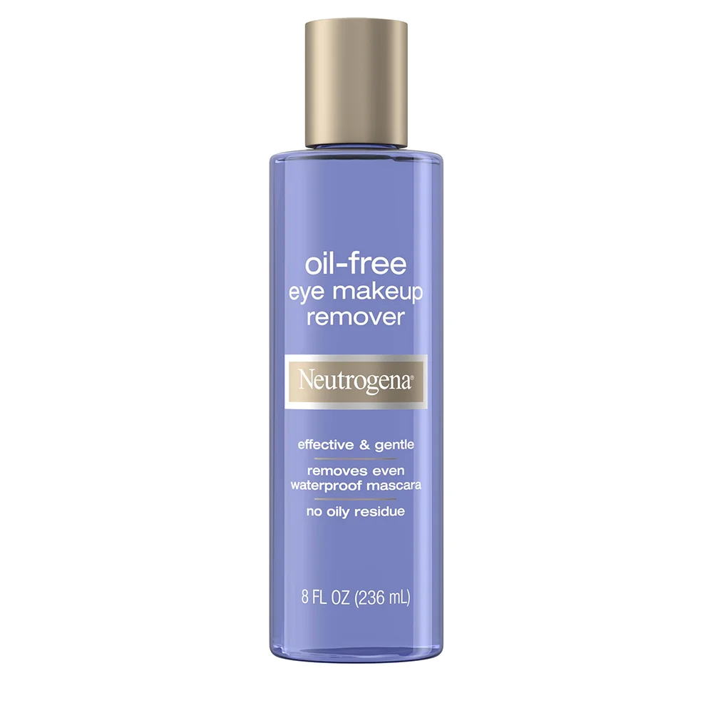 Neutrogena Oil-Free Eye Makeup Remover for Sensitive Eyes | Dissolves Waterproof Mascara with Aloe & Cucumber 1 Neutrogena Oil-Free Eye Makeup Remover for Sensitive Eyes | Dissolves Waterproof Mascara with Aloe & Cucumber