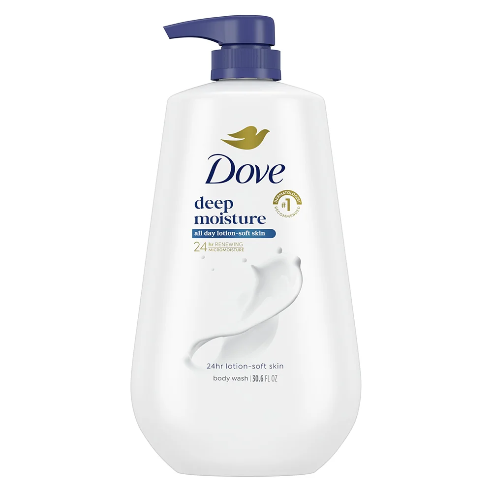 Dove Deep Moisture Body Wash | 24-Hour Hydrating Skin Cleanser with MicroMoisture Technology | 30.6 oz 1 Dove Deep Moisture Body Wash | 24-Hour Hydrating Skin Cleanser with MicroMoisture Technology | 30.6 oz