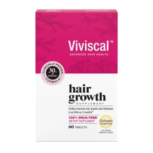 Viviscal Hair Growth Supplements for Women, Clinically Proven for Thicker, Fuller Hair, 1-Month Supply