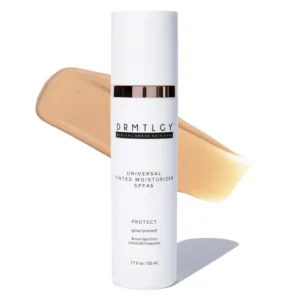 DRMTLGY Universal Tinted Moisturizer SPF 46 | Anti-Aging Face Sunscreen with Light Coverage & Hydration