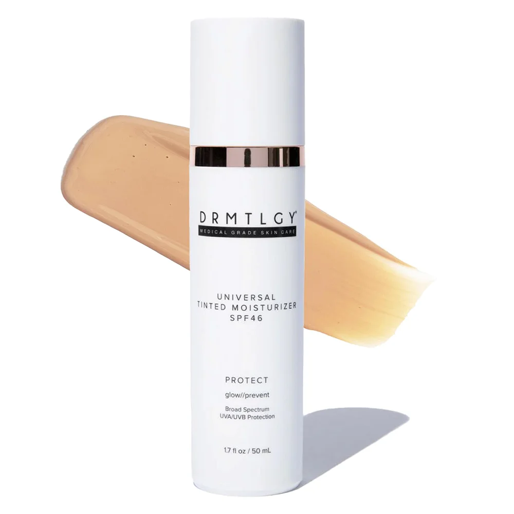 DRMTLGY Universal Tinted Moisturizer SPF 46 | Anti-Aging Face Sunscreen with Light Coverage & Hydration 1 DRMTLGY Universal Tinted Moisturizer SPF 46 | Anti-Aging Face Sunscreen with Light Coverage & Hydration