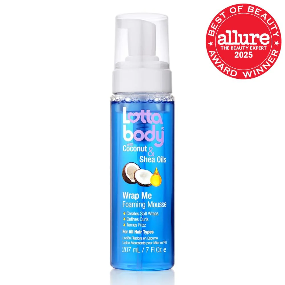 Lottabody Coconut Oil & Shea Curl Mousse | Frizz Control & Curl Definition | 7 Fl Oz 2 Lottabody Coconut Oil & Shea Curl Mousse | Frizz Control & Curl Definition | 7 Fl Oz - Image 2