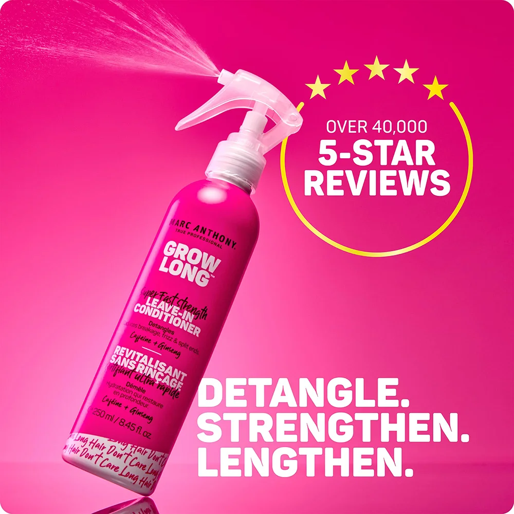 Marc Anthony Grow Long Leave-In Conditioner Spray | Biotin & Ginseng Detangler for Strong, Frizz-Free Hair 2 Marc Anthony Grow Long Leave-In Conditioner Spray | Biotin & Ginseng Detangler for Strong, Frizz-Free Hair - Image 2