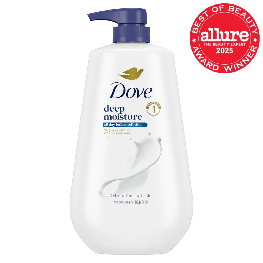 Dove Deep Moisture Body Wash | 24-Hour Hydrating Skin Cleanser with MicroMoisture Technology | 30.6 oz 2 Dove Deep Moisture Body Wash | 24-Hour Hydrating Skin Cleanser with MicroMoisture Technology | 30.6 oz - Image 2