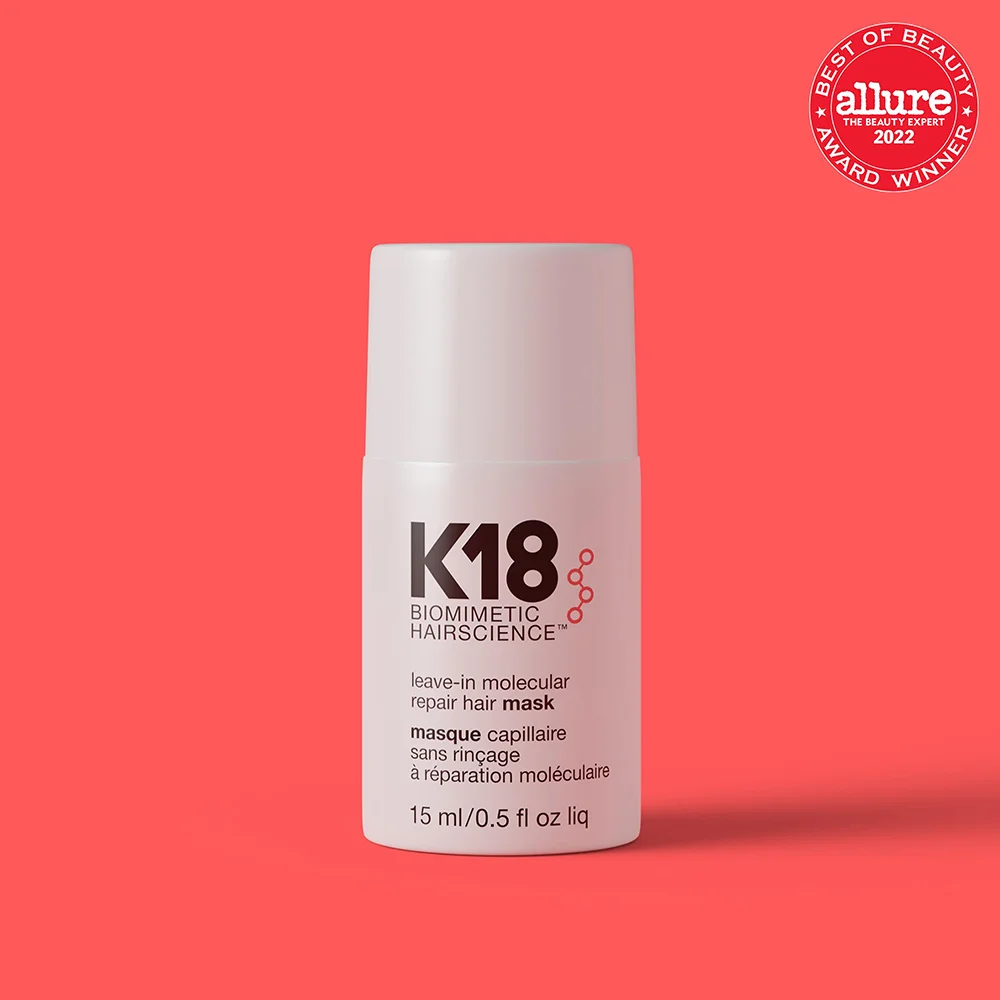 K18 Leave-In Molecular Repair Hair Mask for Damaged, Dry and Frizzy Hair, Reverses Bleach and Color Damage in 4 Minutes 2 K18 Leave-In Molecular Repair Hair Mask for Damaged, Dry and Frizzy Hair, Reverses Bleach and Color Damage in 4 Minutes - Image 2
