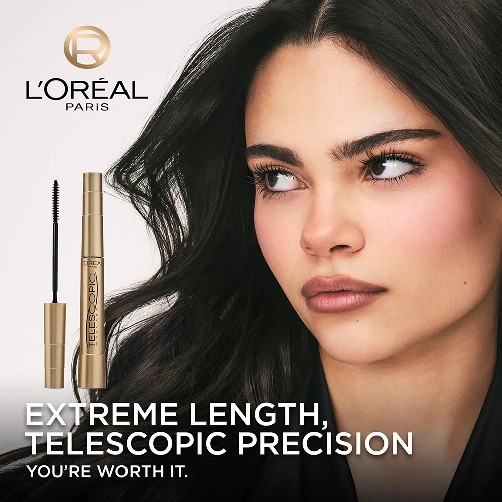 L'Oréal Paris Telescopic Mascara – Lengthening & Separating Formula in Blackest Black 2 L'Oréal Paris Telescopic Mascara – Lengthening & Separating Formula in Blackest Black - Image 2