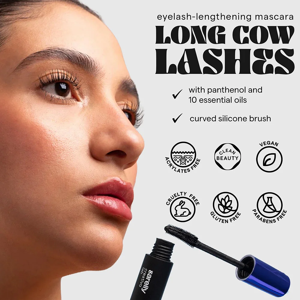 SARELLY Mascara Kit, Volumizing and Lengthening Waterproof Mascara with Vitamin E for Dramatic, Smudge-Free Lashes 3 SARELLY Mascara Kit, Volumizing and Lengthening Waterproof Mascara with Vitamin E for Dramatic, Smudge-Free Lashes - Image 3