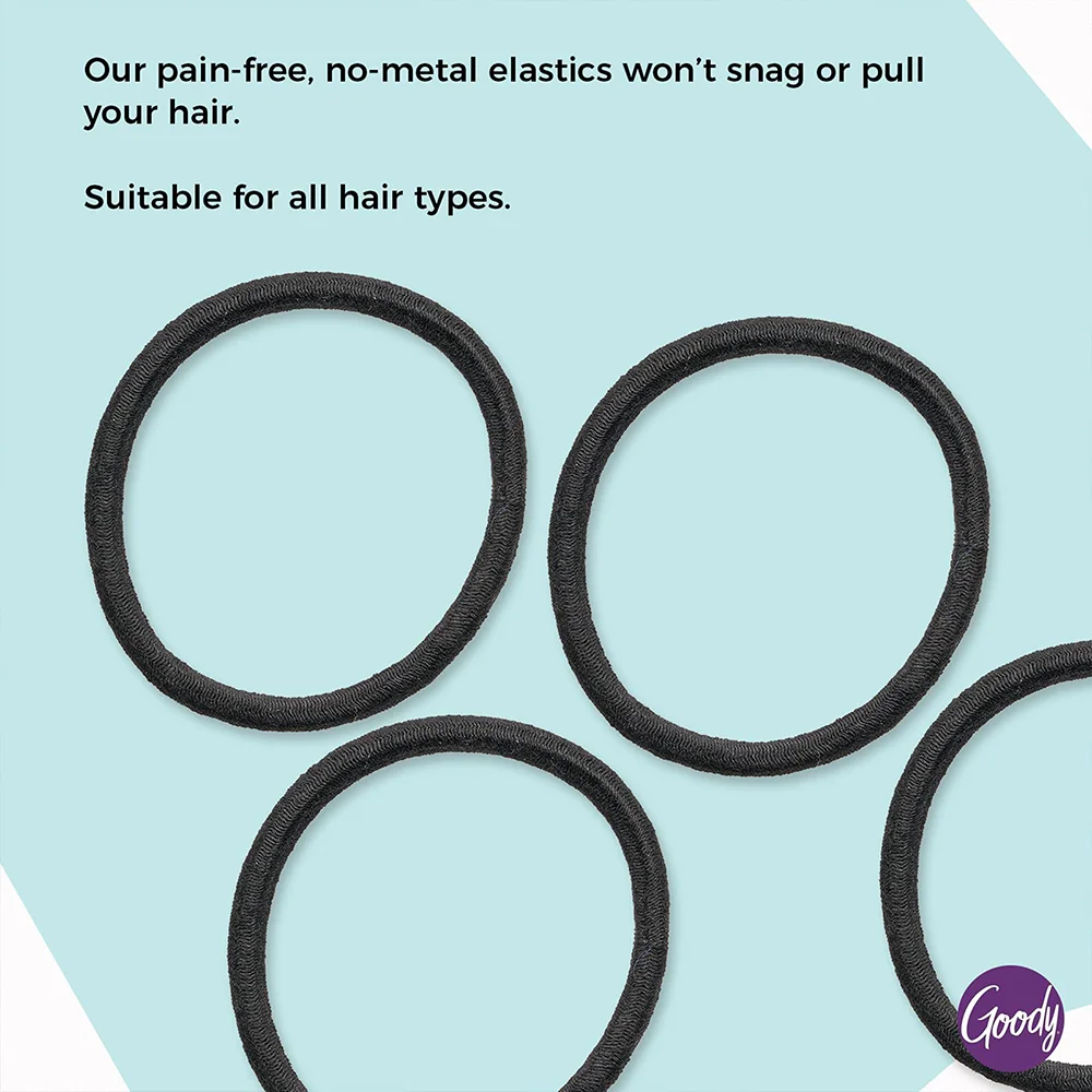 Goody Ouchless Hair Elastics | No-Pull, No-Breakage Ponytail Holders for All Hair Types | 30 Count 3 Goody Ouchless Hair Elastics | No-Pull, No-Breakage Ponytail Holders for All Hair Types | 30 Count - Image 3