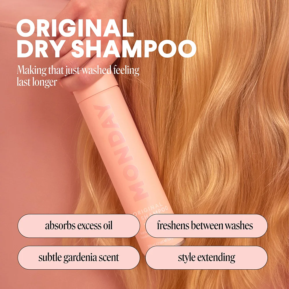 MONDAY HAIRCARE Dry Shampoo with Keratin | Oil-Absorbing Formula for All Hair Types 3 MONDAY HAIRCARE Dry Shampoo with Keratin | Oil-Absorbing Formula for All Hair Types - Image 3