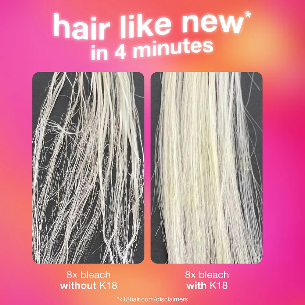 K18 Leave-In Molecular Repair Hair Mask for Damaged, Dry and Frizzy Hair, Reverses Bleach and Color Damage in 4 Minutes 3 K18 Leave-In Molecular Repair Hair Mask for Damaged, Dry and Frizzy Hair, Reverses Bleach and Color Damage in 4 Minutes - Image 3