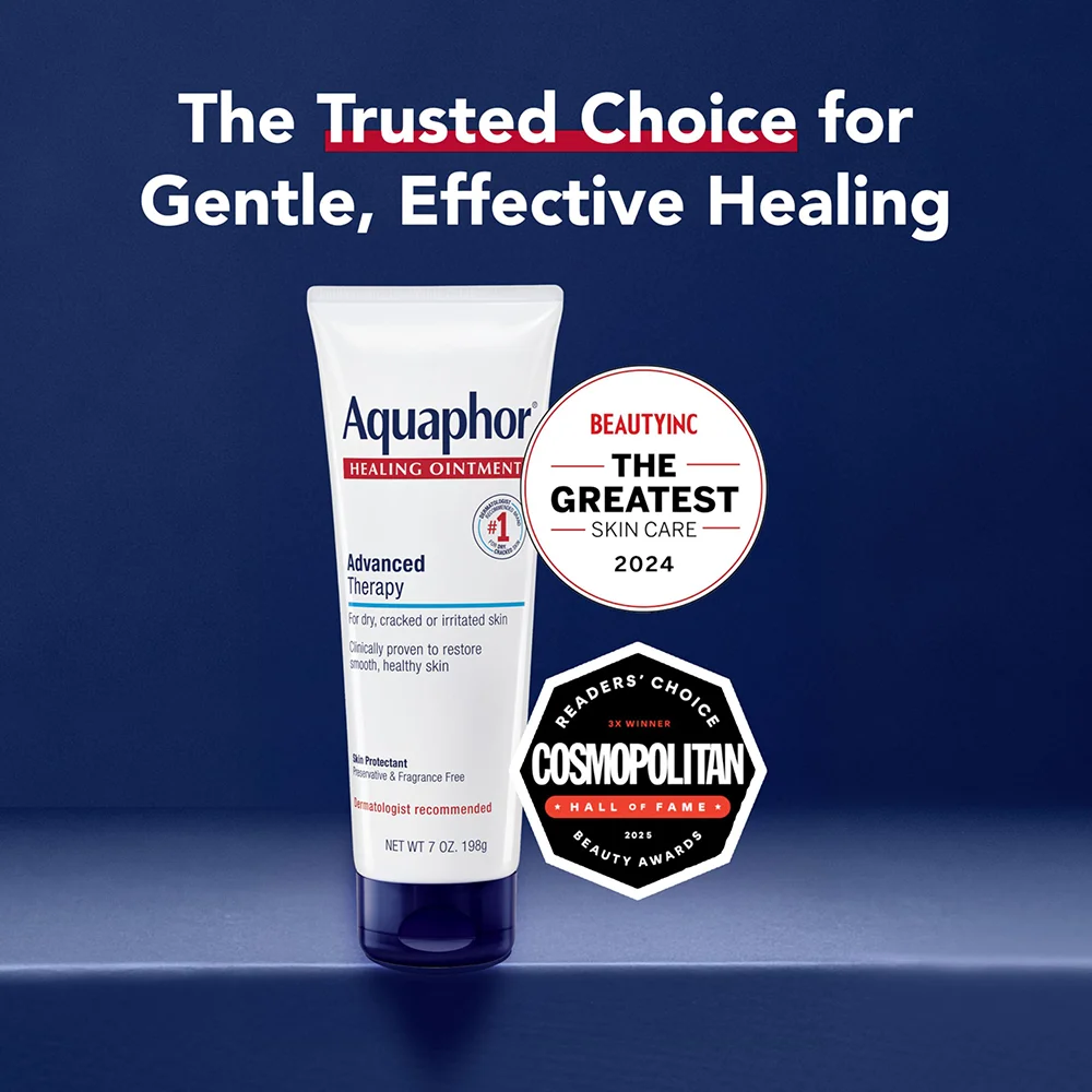 Aquaphor Healing Ointment Advanced Therapy Skin Protectant 7 Oz | Deep Moisture & Skin Repair 3 Aquaphor Healing Ointment Advanced Therapy Skin Protectant 7 Oz | Deep Moisture & Skin Repair - Image 3