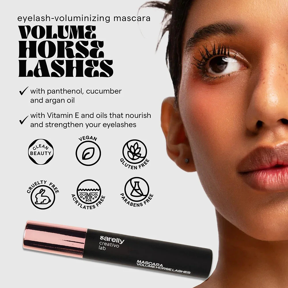 SARELLY Mascara Kit, Volumizing and Lengthening Waterproof Mascara with Vitamin E for Dramatic, Smudge-Free Lashes 4 SARELLY Mascara Kit, Volumizing and Lengthening Waterproof Mascara with Vitamin E for Dramatic, Smudge-Free Lashes - Image 4
