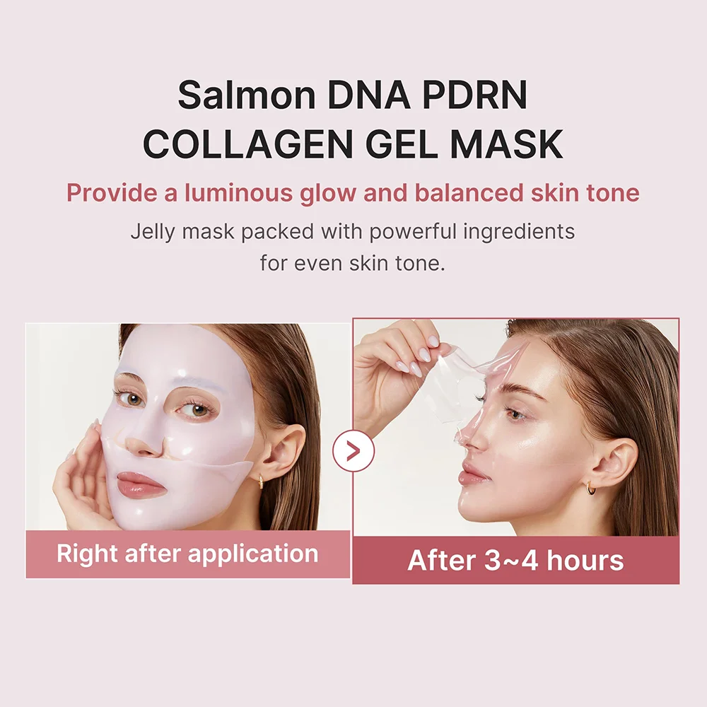 Medicube Jelly Gel Overnight Face Mask with Salmon DNA PDRN & Pink Collagen | Glass Glow Korean Skincare 4 Medicube Jelly Gel Overnight Face Mask with Salmon DNA PDRN & Pink Collagen | Glass Glow Korean Skincare - Image 4